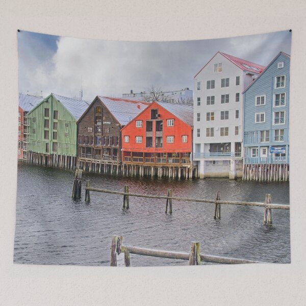 Item preview, Trondheim Colourful Wharf Buildings Norway designed and sold by Martyn R Arnold Fine Art Nature & Landscape Photography.