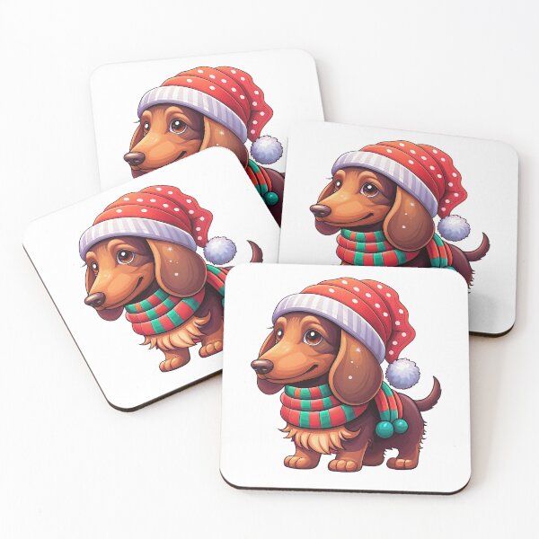 Item preview, Festive Dachshund designed and sold by JonysCreativeDesigns.