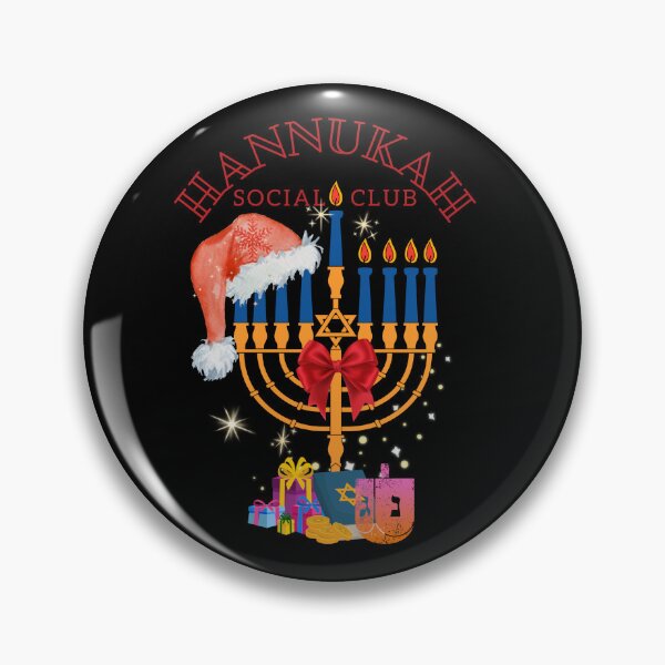 Item preview, Hannukah Social Club PNG - Festive Digital Download, Holiday Graphics, Christmas Art, Customizable Templates & Decorations designed and sold by MarlenaMadlen.