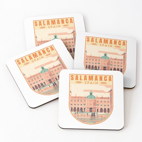 Item preview, Retro Salamanca in Spain Vector Travel Art Emblem designed and sold by MaateoDesign.