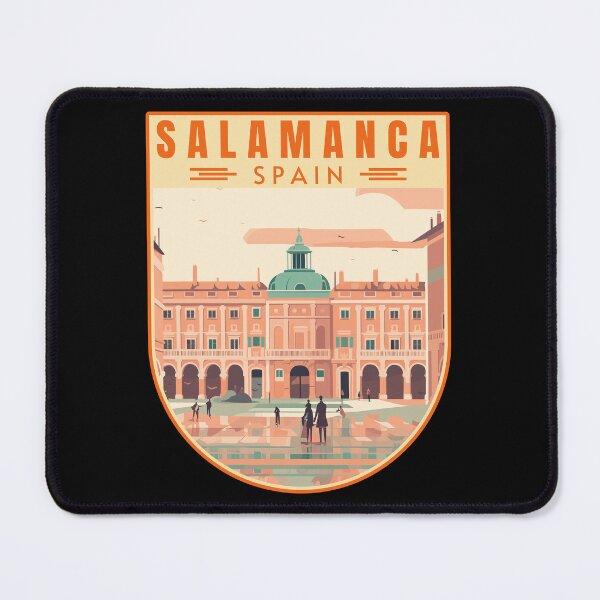 Item preview, Retro Salamanca in Spain Vector Travel Art Emblem designed and sold by MaateoDesign.