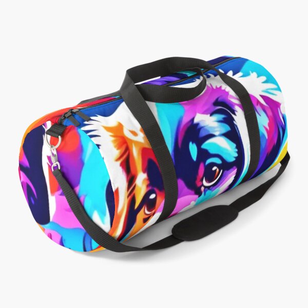 Item preview, Rainbow Hued Dog Art designed and sold by Health And Fitness Posts e-Store.