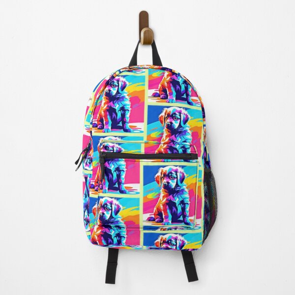 Item preview, Rainbow Hued Dog Art designed and sold by Health And Fitness Posts e-Store.
