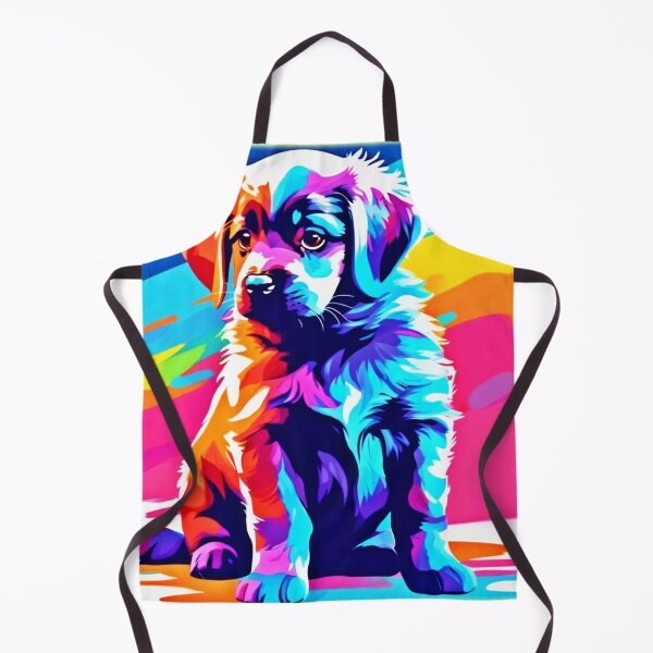 Item preview, Rainbow Hued Dog Art designed and sold by Health And Fitness Posts e-Store.