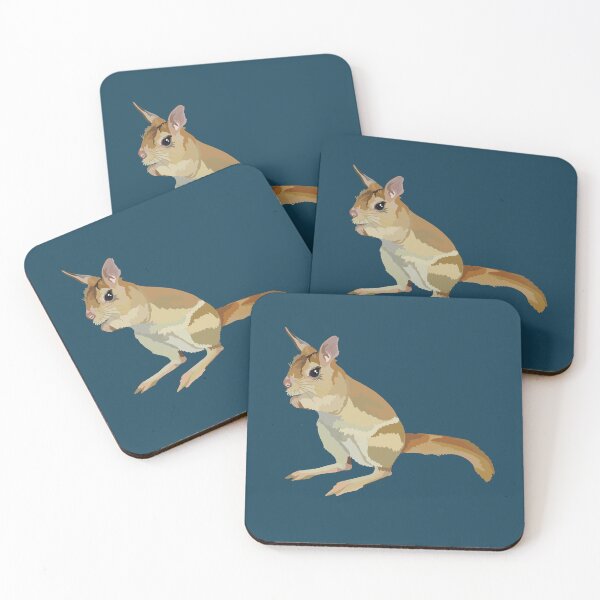 Item preview, S is for Spring Hare,Spring Hare – Agile African Desert Rodent Wildlife Illustration designed and sold by PrettylittlepastelUk.