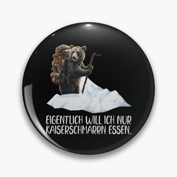 Item preview, Eigentlich Will Ich Nur Kaiserschmarrn Essen - Bär Klettert Auf Einen Schneebedeckten Berg - lustiges Zitat  designed and sold by Smix Pixels.