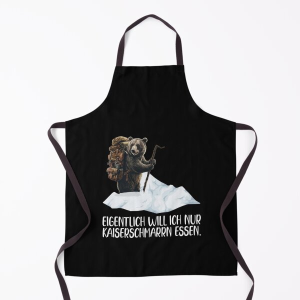 Item preview, Eigentlich Will Ich Nur Kaiserschmarrn Essen - Bär Klettert Auf Einen Schneebedeckten Berg - lustiges Zitat designed and sold by Smix Pixels.