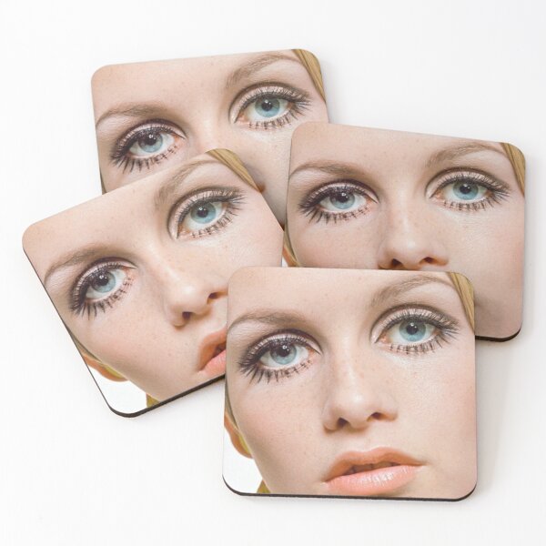 Item preview, twiggy sixties retro it girl vintage print 1960s boho big eyes  designed and sold by mystic lady vintage art and fashion designs.
