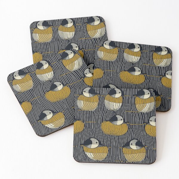 Item preview, Abstract Minimalist Birds Pattern designed and sold by bubblegoth.