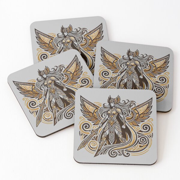 Item preview, Golden Valkyrie: Guardian of the Skies designed and sold by pommyyark.