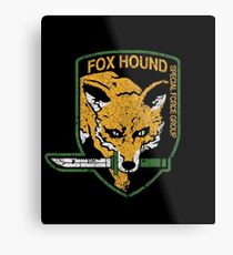 Foxhound Metal Print