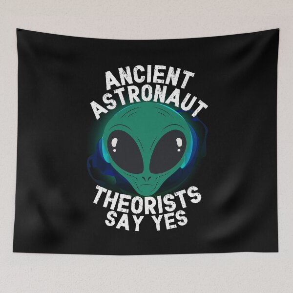 Item preview, Alien Head, Ancient Astronaut Theorists Say Yes  designed and sold by GroovyFusion.