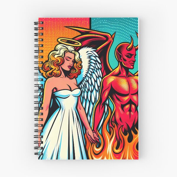 Item preview, angel and devil designed and sold by redmoon64.