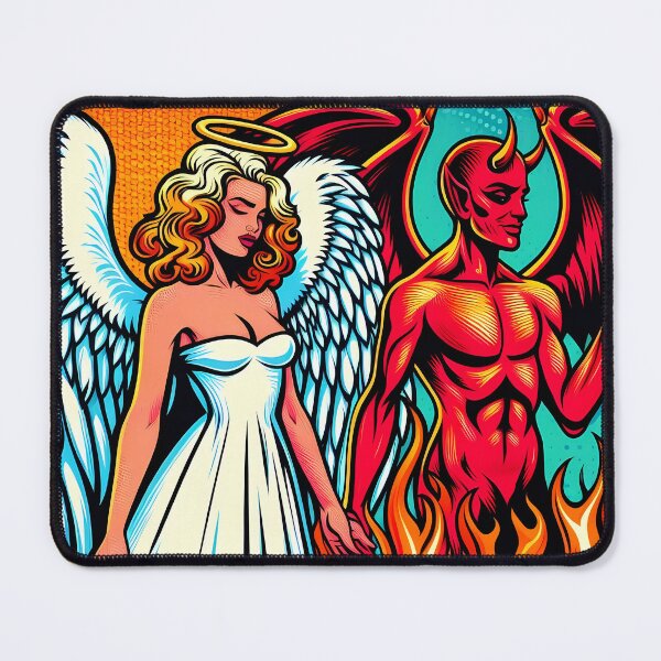 Item preview, angel and devil designed and sold by redmoon64.