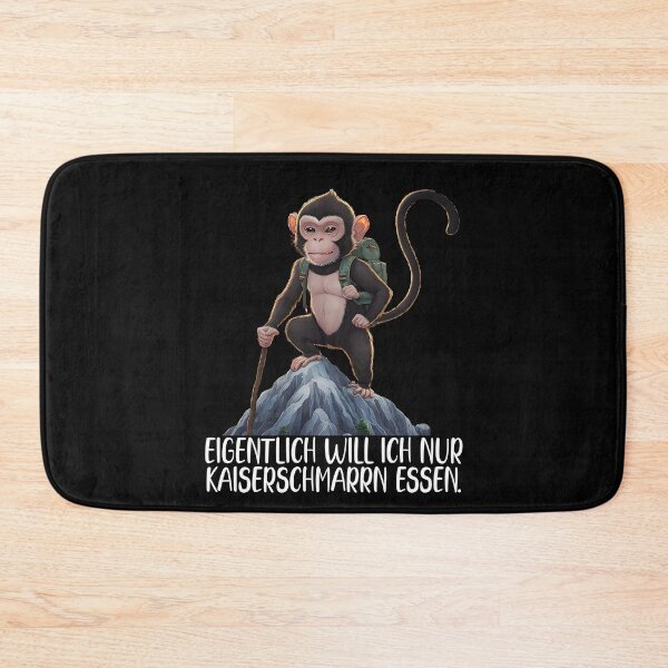Item preview, Eigentlich Will Ich Nur Kaiserschmarrn Essen - Affe Klettert Auf Einen Berg - lustiges Zitat  designed and sold by Smix Pixels.