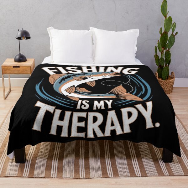 Item preview, Fishing Is My Therapy designed and sold by InsanseCreation.