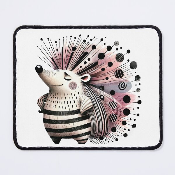 Item preview, cute colorful funny porcupine cartoon animal designed and sold by ideandesign.