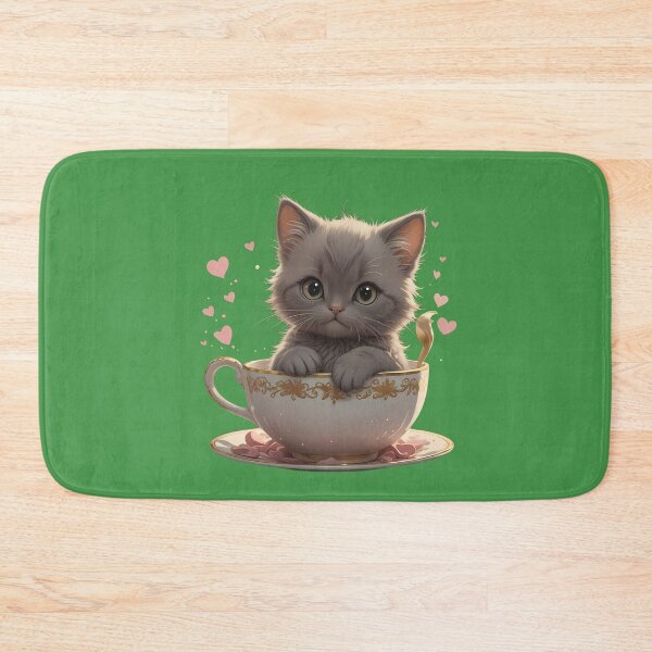 Item preview, Kitten in a Cup, ideal Gift designed and sold by Indoni.