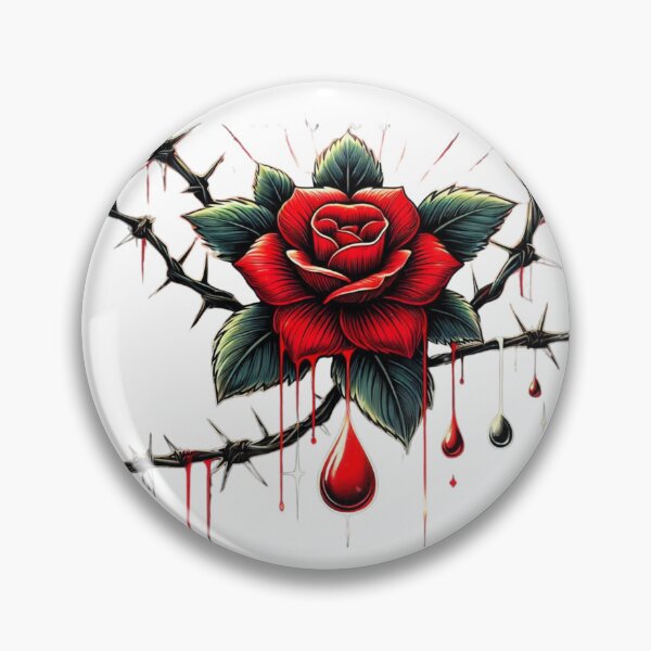Item preview, Blood Rose Art designed and sold by Glow8Tees.