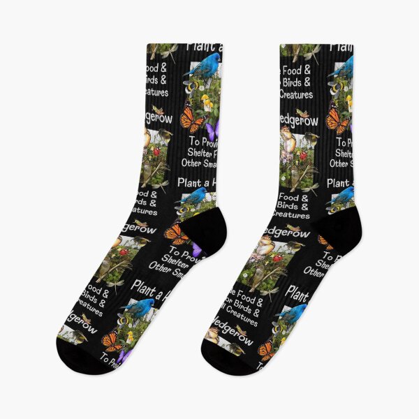 Item preview, Plant A Hedgerow Help Wildlife & Insects Design designed and sold by EarthArtDesigns.