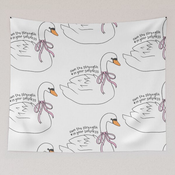 Item preview, own the strength in your softness swan designed and sold by elle-artss.