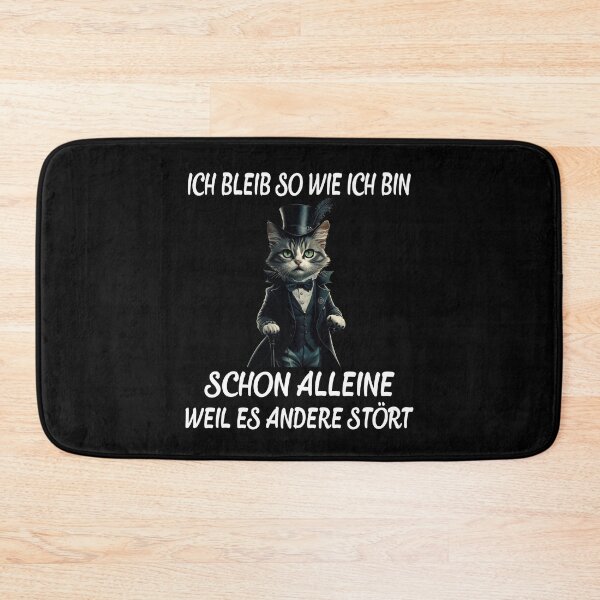 Item preview, Ich Bleib So Wie Ich Bin Schon Alleine Weil Es Andere Stört - Cool Katze designed and sold by Smix Pixels.
