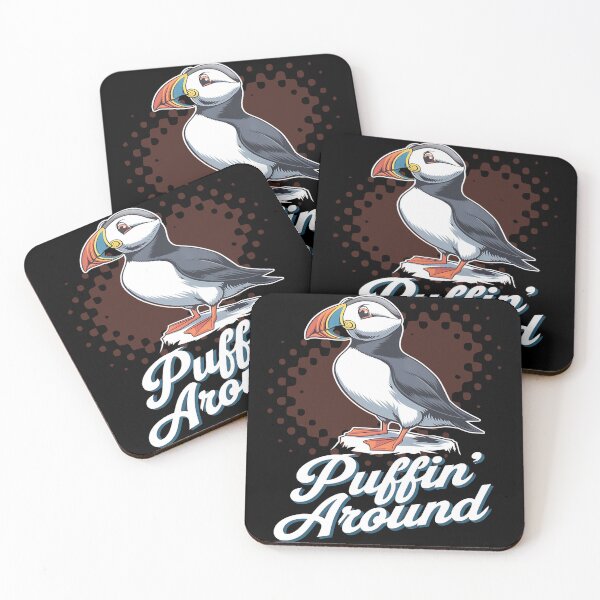 Item preview, Puffin' around - Iceland mysteries - Iceland wilderness - Iceland trip - Iceland vintage -  designed and sold by JansenGS.