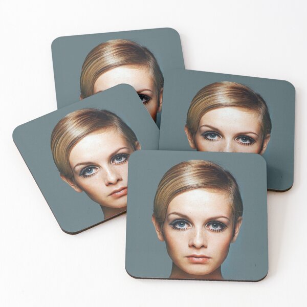 Item preview, twiggy edit print 60s swinging reworked print poster phone mask designed and sold by mystic lady vintage art and fashion designs.
