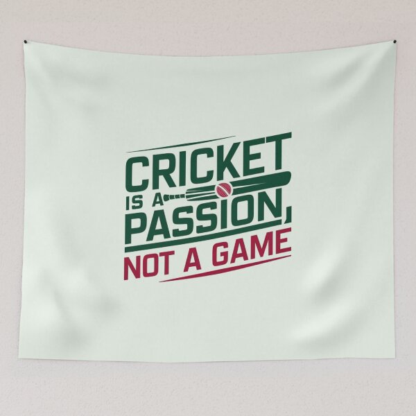 Item preview, Cricket Is A Passion Not A Game designed and sold by Jollys-ArtShop.