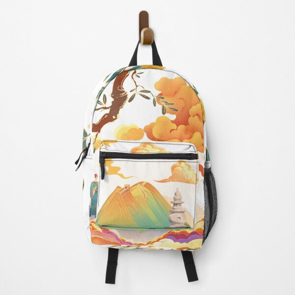 Item preview, Mountain Temple Backpack - From Eastern Dreamscapes  designed and sold by Draven Royce.