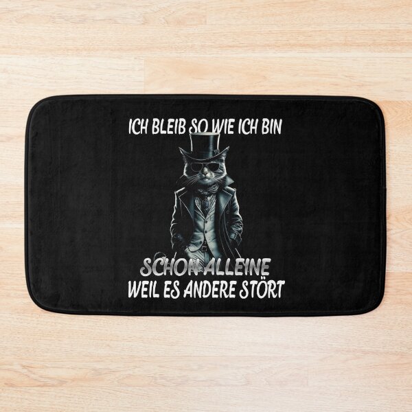 Item preview, Ich Bleib So Wie Ich Bin Schon Alleine Weil Es Andere Stört - Cool Katze designed and sold by Smix Pixels.