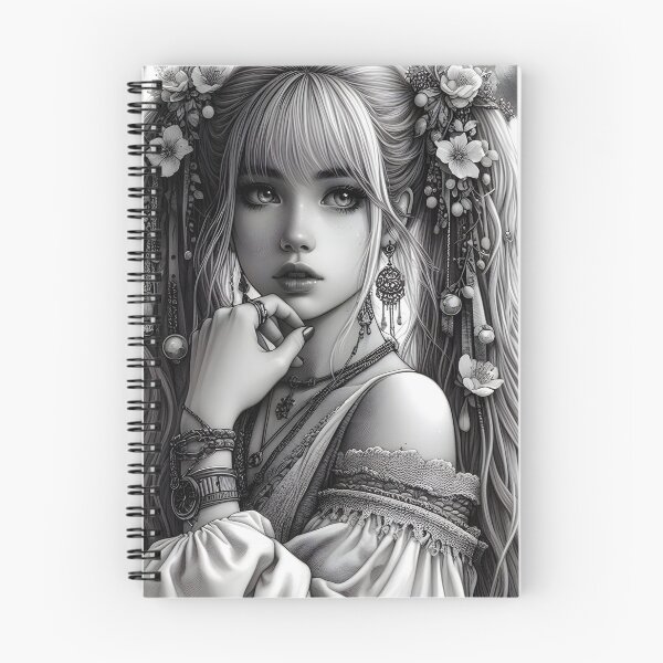 Item preview, PORTRAIT OF A YOUNG WOMAN UNDER THE FULL MOON designed and sold by origingallery.