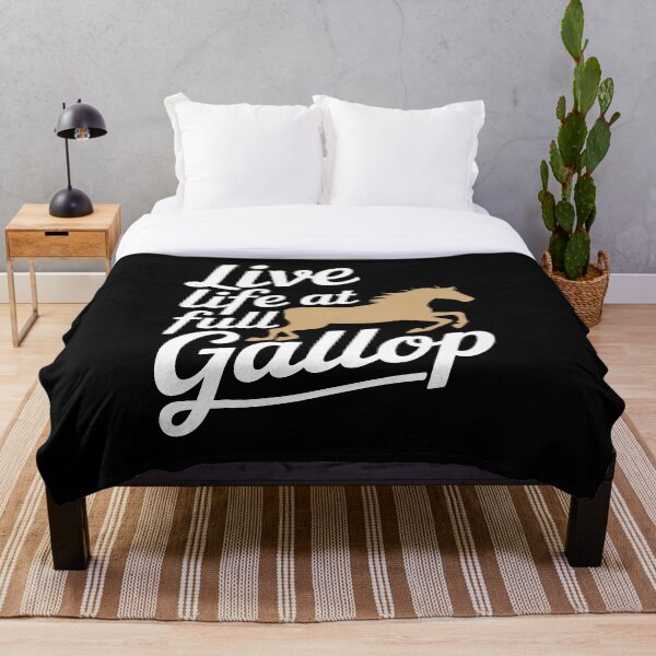 Item preview, Live Life at full Gallop designed and sold by InsanseCreation.