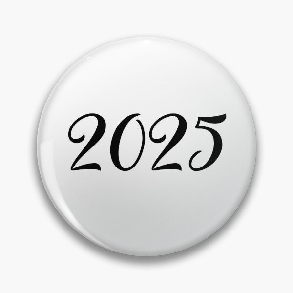 Item preview, Bold 2025 New Year Typography Art designed and sold by ha11e11.