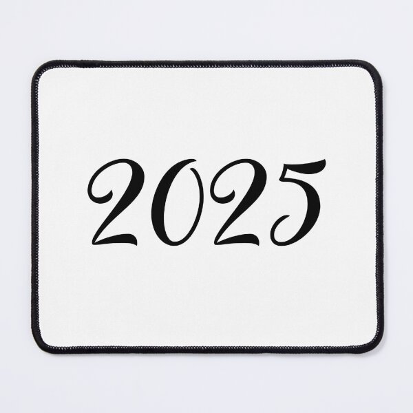 Item preview, Bold 2025 New Year Typography Art designed and sold by ha11e11.
