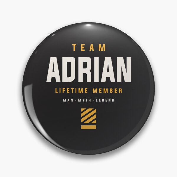Item preview, Team Adrian Lifetime Member Funny Name Adrian designed and sold by cidolopez.