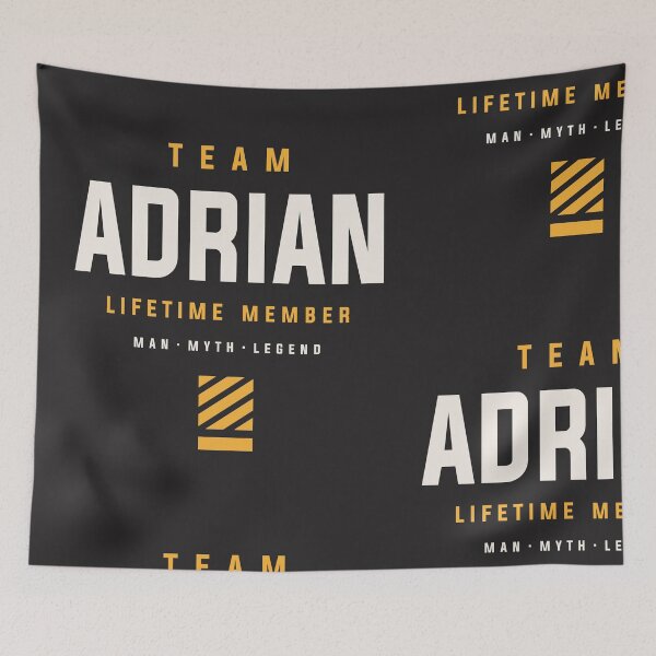 Item preview, Team Adrian Lifetime Member Funny Name Adrian designed and sold by cidolopez.