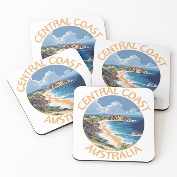Item preview, Central Coast in New South Wales Australia Art Travel Emblem designed and sold by MaateoDesign.