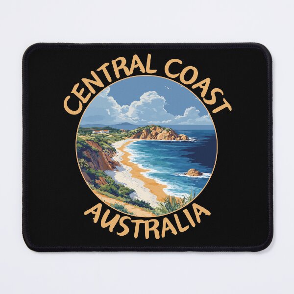 Item preview, Central Coast in New South Wales Australia Art Travel Emblem designed and sold by MaateoDesign.