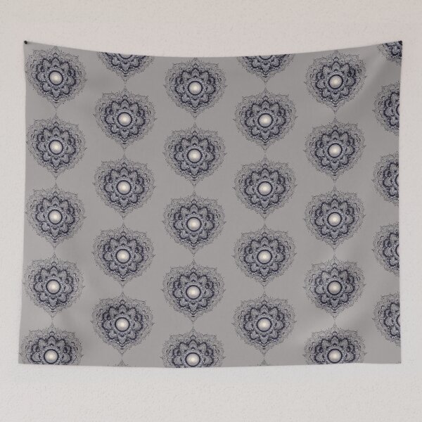 Item preview, Luminous Heart Mandala - Intricate Radiant Art designed and sold by Desireehaz.