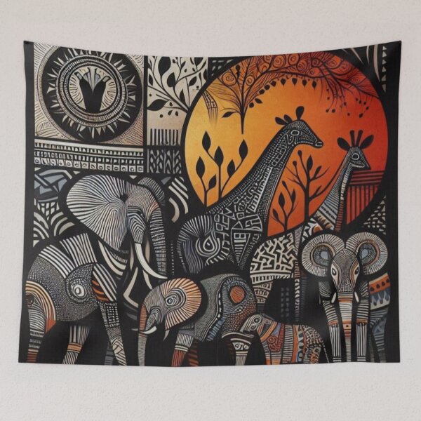 Item preview, African Tribal Art Style by shs_kenya designed and sold by Shs-Kenya.