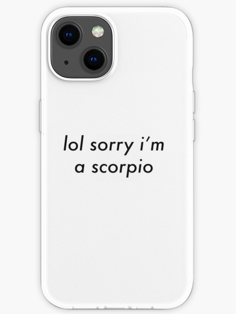 Personalized Scorpio Zodiac iPhone Case