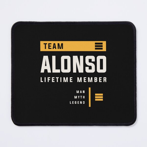Item preview, Team Alonso Lifetime Member Funny Name Alonso designed and sold by cidolopez.