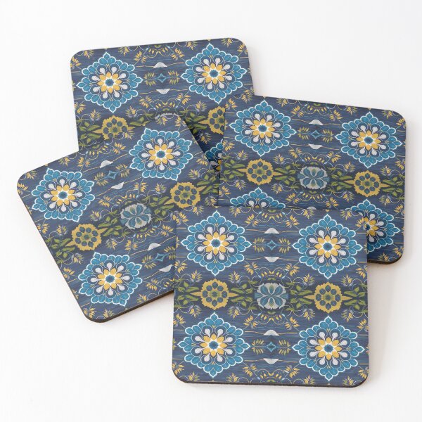 Item preview, Timeless beauty of Geometric floral patterns designed and sold by Mindful Wall Art Studio.