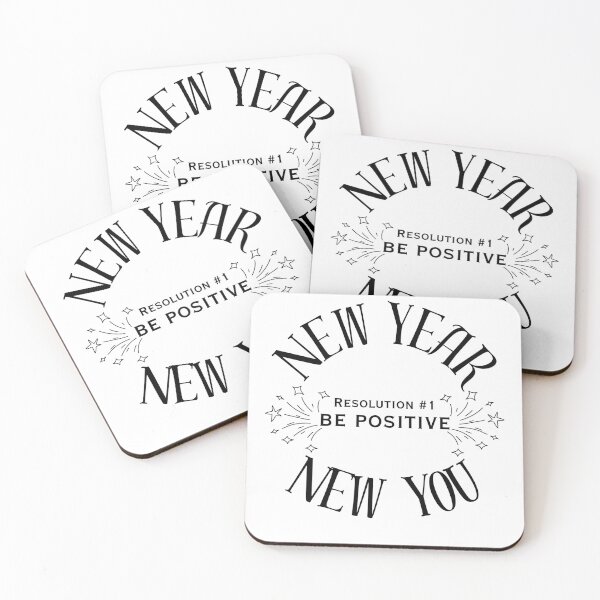 Item preview, New Year New You Resolution #1 Be Positive designed and sold by SunandShade.