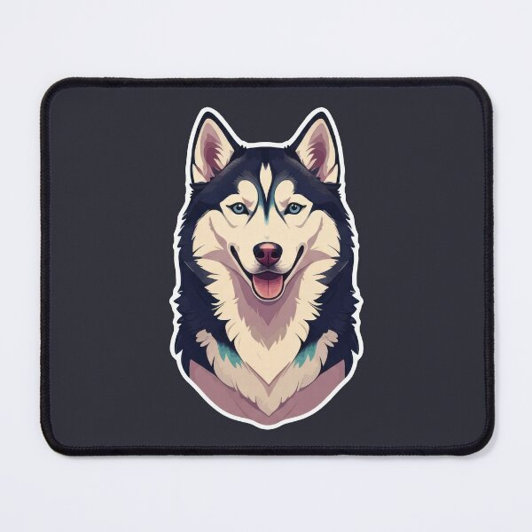 Aperçu de l'œuvre Visage de chien husky créée et vendue par CriaCreative.