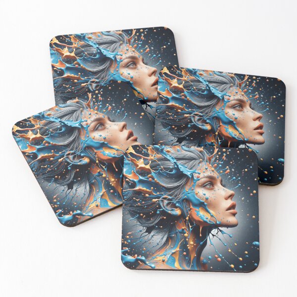 Item preview, ACTION PAINTING STYLE PORTRAIT designed and sold by origingallery.