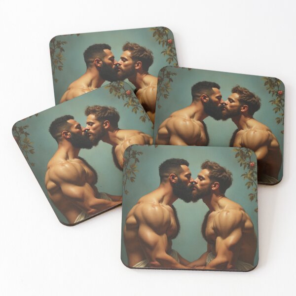 Item preview, A Gentle Kiss between Titans designed and sold by ChanningsPinups.