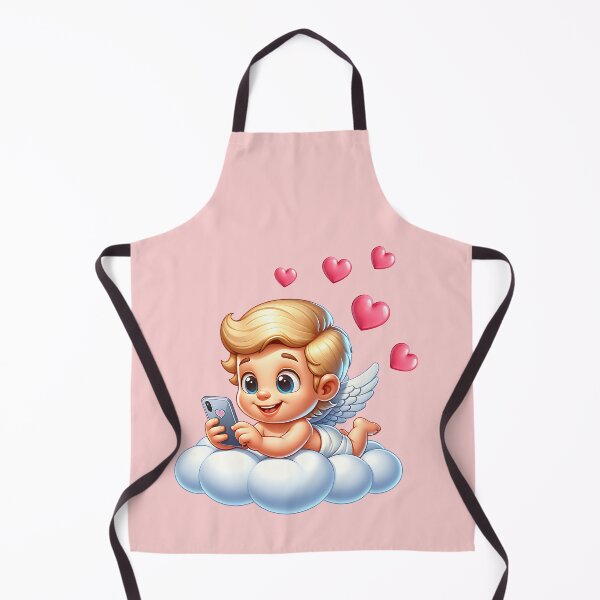 Item preview, Cute cupid with phone. designed and sold by KojourinArt.