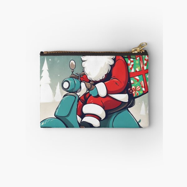 Item preview, Funny Santa on a Scooter Christmas Gift designed and sold by andrew758.